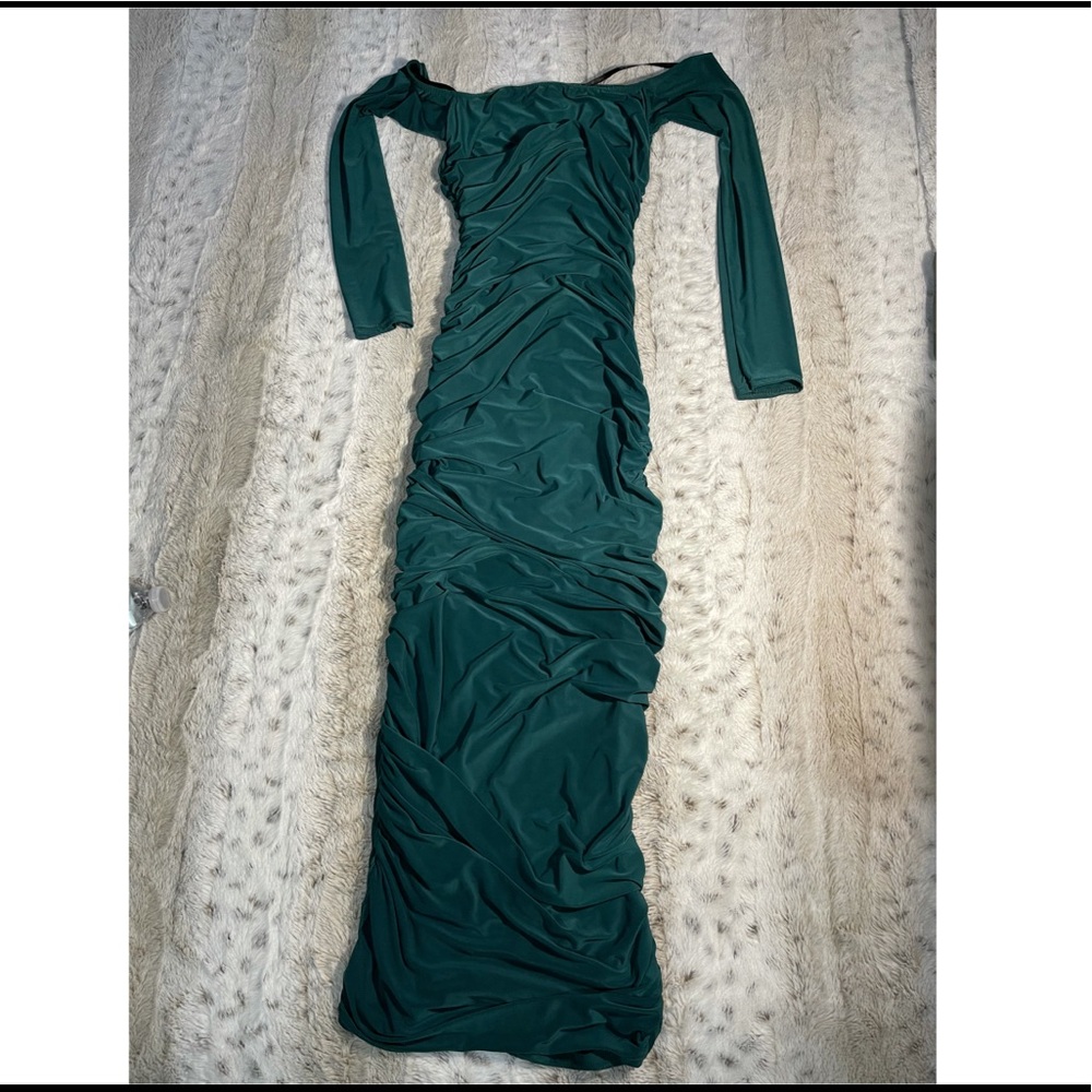 Olive Green Maxi Dress - Size 6